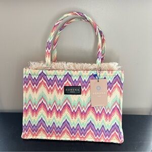 Sorena One-Of-A-Kind Amalfi Multicoloured Tote Bag NWT